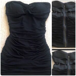 NWOT Seductions Strapless Cut Out Body-Con Mini Dress - Size M - Sexy & Stunning